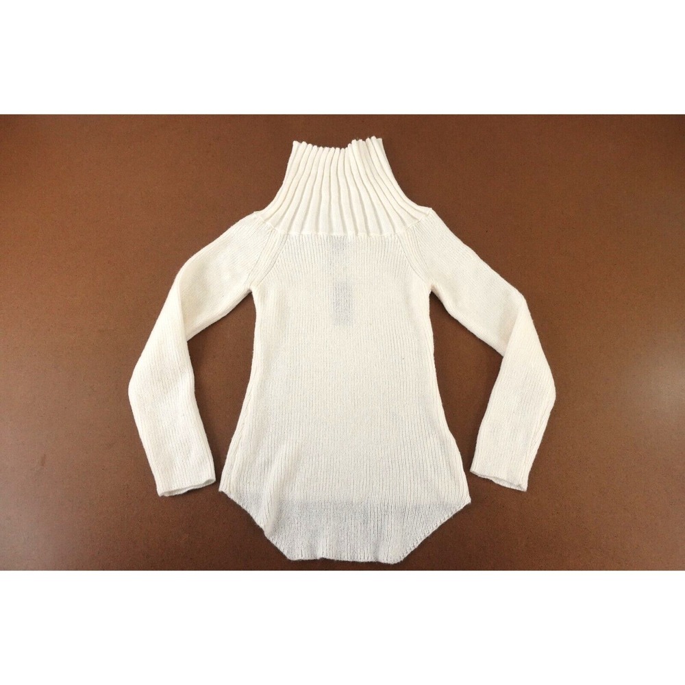 Pretty Little Thing Womens Maternity Size 8 Cream Off The Shoulder Sweater NWT